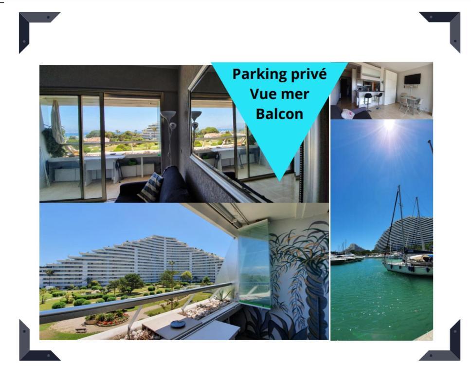Lovely Apartment In Marina Baie Des Anges- Baronnet - Sew View, Free Parking Spaces On Site, Restaurants, Beach, Supermarket Villeneuve-Loubet Exterior photo